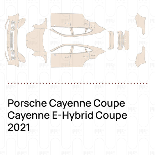 PPF prédécoupé Porsche Cayenne Coupe Cayenne E-Hybrid Coupe 2021