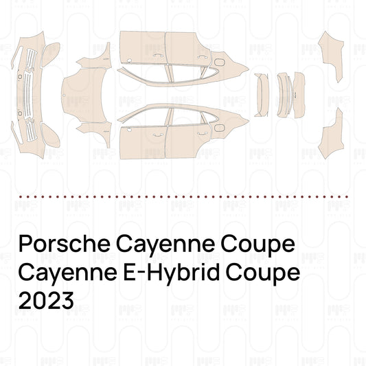 PPF prédécoupé Porsche Cayenne Coupe Cayenne E-Hybrid Coupe 2023