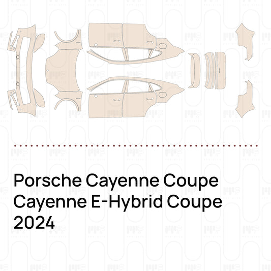 PPF prédécoupé Porsche Cayenne Coupe Cayenne E-Hybrid Coupe 2024