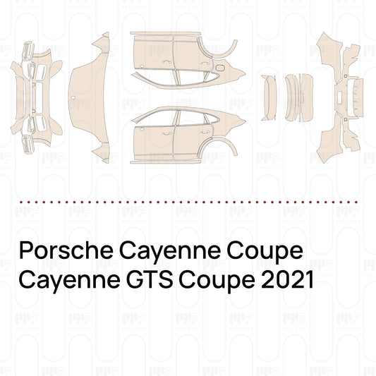 PPF prédécoupé Porsche Cayenne Coupe Cayenne GTS Coupe 2021