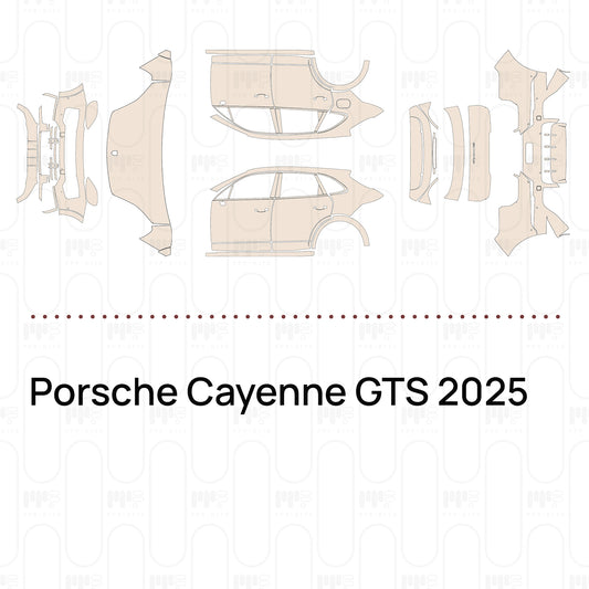 PPF prédécoupé Porsche Cayenne GTS 2025