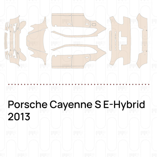 PPF prédécoupé Porsche Cayenne S E-Hybrid 2013