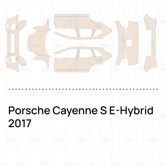PPF prédécoupé Porsche Cayenne S E-Hybrid 2017