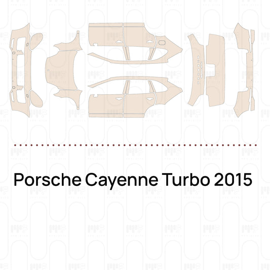 PPF prédécoupé Porsche Cayenne Turbo 2015