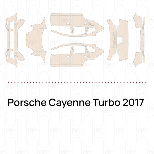 PPF prédécoupé Porsche Cayenne Turbo 2017