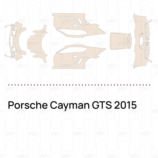 PPF prédécoupé Porsche Cayman GTS 2015