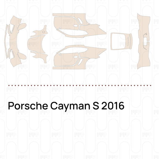PPF prédécoupé Porsche Cayman S 2016