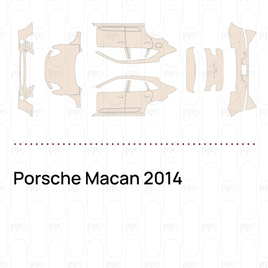 PPF prédécoupé Porsche Macan 2014