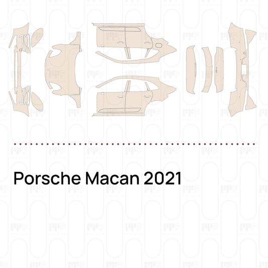 PPF prédécoupé Porsche Macan 2021