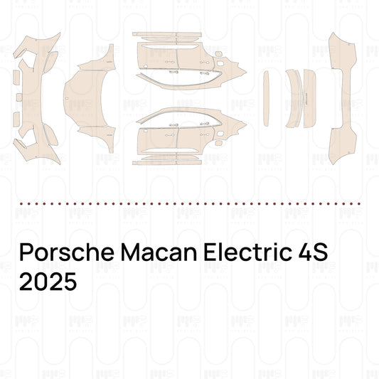 PPF prédécoupé Porsche Macan Electric 4S 2025