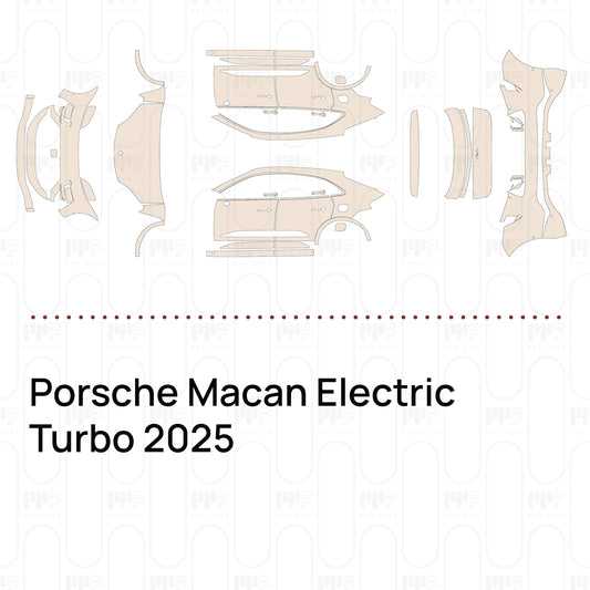 PPF prédécoupé Porsche Macan Electric Turbo 2025