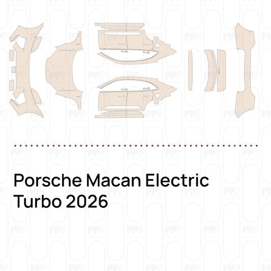PPF prédécoupé Porsche Macan Electric Turbo 2026