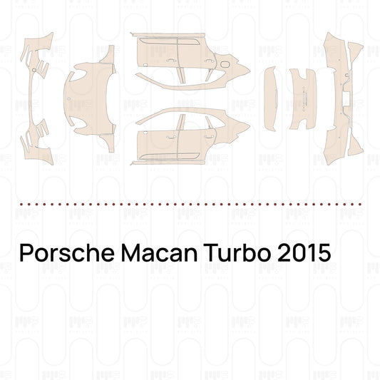 PPF prédécoupé Porsche Macan Turbo 2015