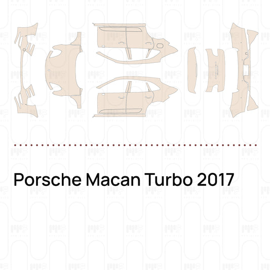 PPF prédécoupé Porsche Macan Turbo 2017