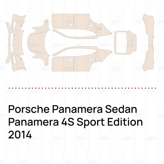 PPF prédécoupé Porsche Panamera Sedan Panamera 4S Sport Edition 2014