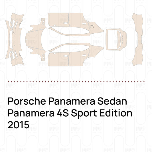 PPF prédécoupé Porsche Panamera Sedan Panamera 4S Sport Edition 2015