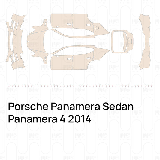 PPF prédécoupé Porsche Panamera Sedan Panamera 4 2014