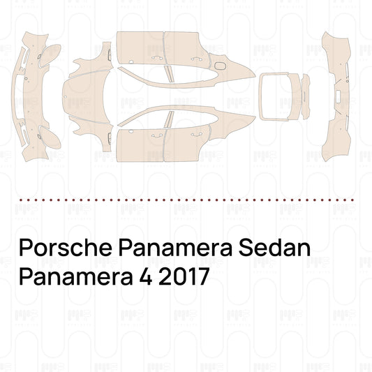 PPF prédécoupé Porsche Panamera Sedan Panamera 4 2017