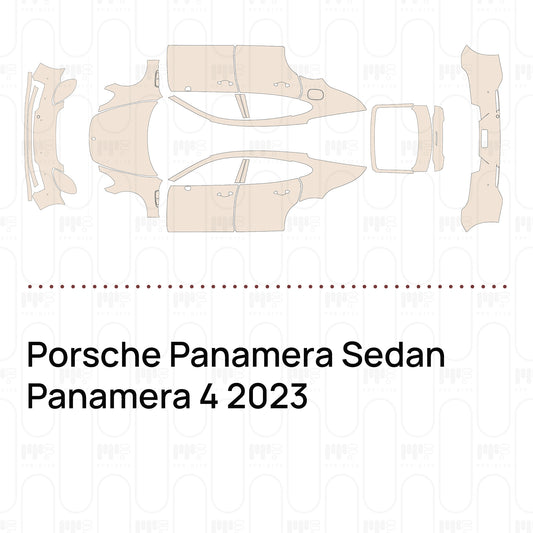 PPF prédécoupé Porsche Panamera Sedan Panamera 4 2023