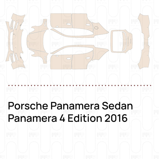 PPF prédécoupé Porsche Panamera Sedan Panamera 4 Edition 2016