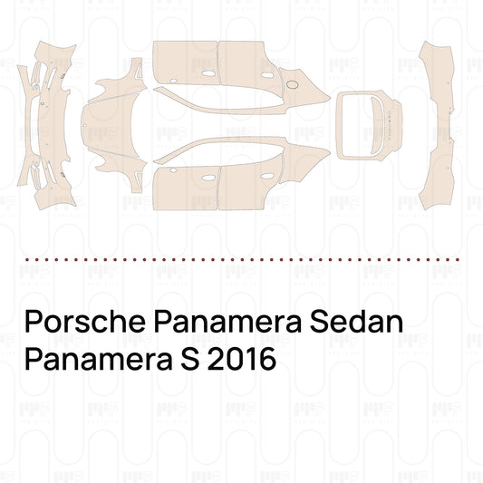 PPF prédécoupé Porsche Panamera Sedan Panamera S 2016