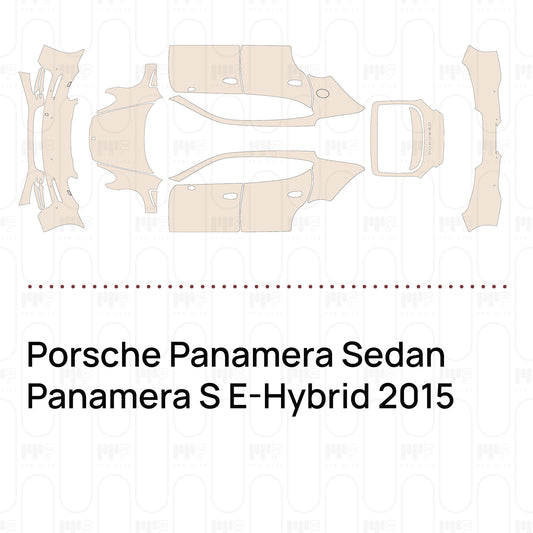 PPF prédécoupé Porsche Panamera Sedan Panamera S E-Hybrid 2015