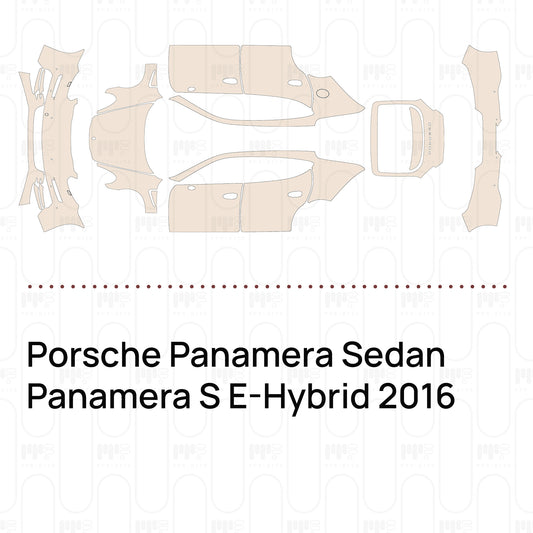 PPF prédécoupé Porsche Panamera Sedan Panamera S E-Hybrid 2016