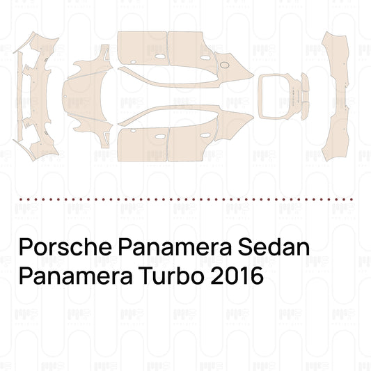 PPF prédécoupé Porsche Panamera Sedan Panamera Turbo 2016