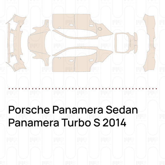 PPF prédécoupé Porsche Panamera Sedan Panamera Turbo S 2014