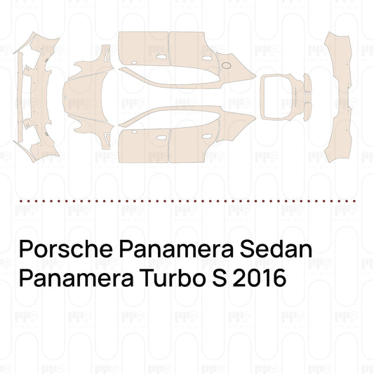 PPF prédécoupé Porsche Panamera Sedan Panamera Turbo S 2016