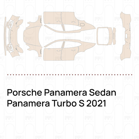 PPF prédécoupé Porsche Panamera Sedan Panamera Turbo S 2021