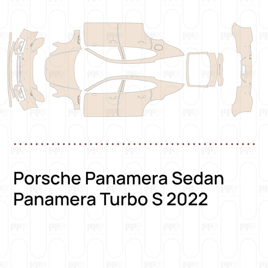 PPF prédécoupé Porsche Panamera Sedan Panamera Turbo S 2022