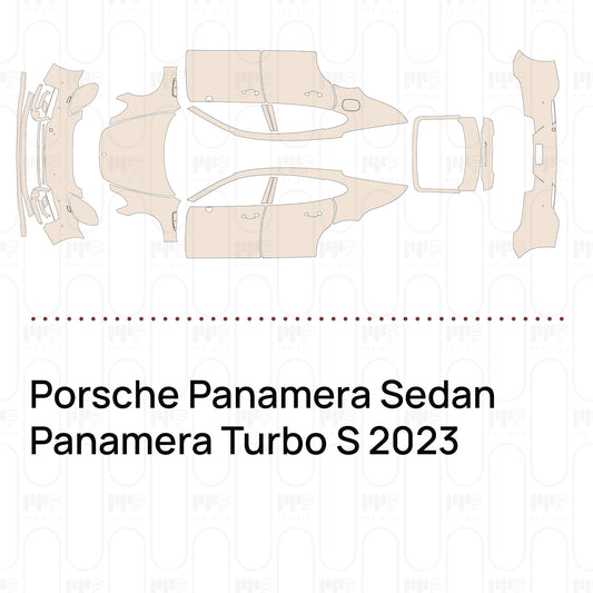 PPF prédécoupé Porsche Panamera Sedan Panamera Turbo S 2023