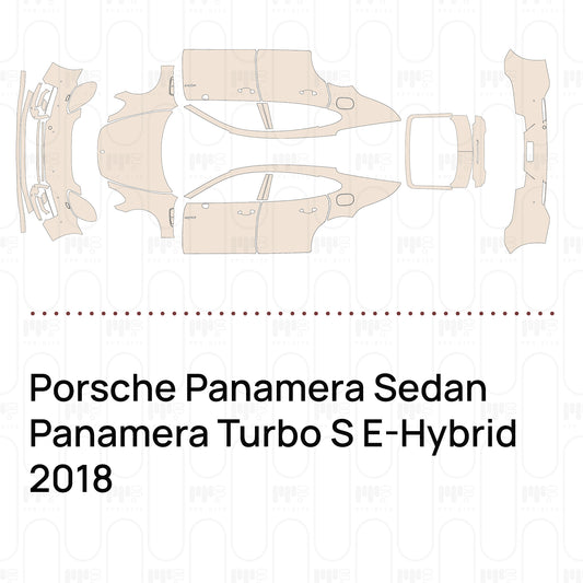 PPF prédécoupé Porsche Panamera Sedan Panamera Turbo S E-Hybrid 2018