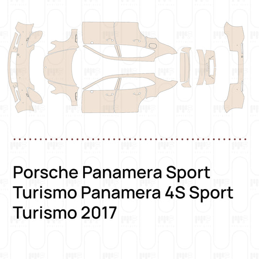 PPF prédécoupé Porsche Panamera Sport Turismo Panamera 4S Sport Turismo 2017