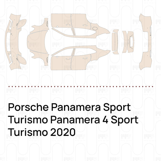 PPF prédécoupé Porsche Panamera Sport Turismo Panamera 4 Sport Turismo 2020