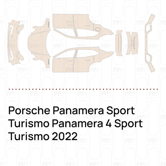 PPF prédécoupé Porsche Panamera Sport Turismo Panamera 4 Sport Turismo 2022