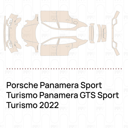 PPF prédécoupé Porsche Panamera Sport Turismo Panamera GTS Sport Turismo 2022