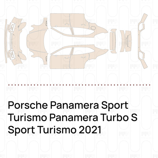 PPF prédécoupé Porsche Panamera Sport Turismo Panamera Turbo S Sport Turismo 2021
