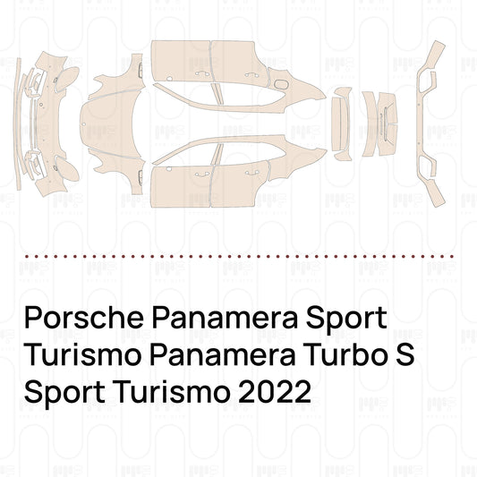 PPF prédécoupé Porsche Panamera Sport Turismo Panamera Turbo S Sport Turismo 2022