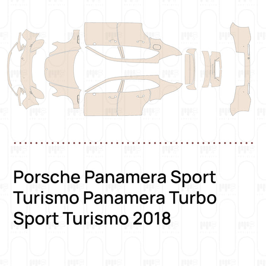 PPF prédécoupé Porsche Panamera Sport Turismo Panamera Turbo Sport Turismo 2018
