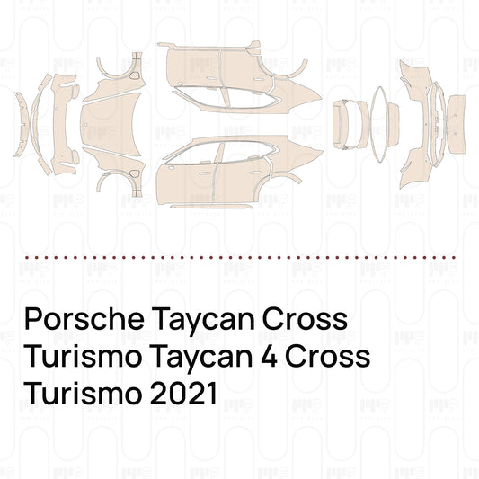 PPF prédécoupé Porsche Taycan Cross Turismo Taycan 4 Cross Turismo 2021