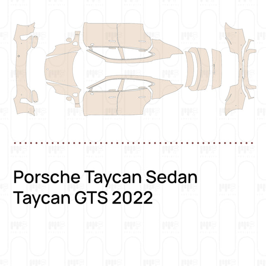 PPF prédécoupé Porsche Taycan Sedan Taycan GTS 2022