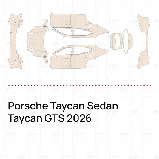 PPF prédécoupé Porsche Taycan Sedan Taycan GTS 2026