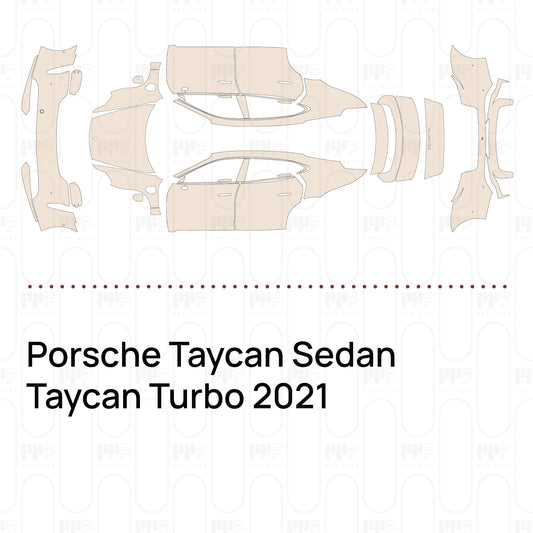 PPF prédécoupé Porsche Taycan Sedan Taycan Turbo 2021