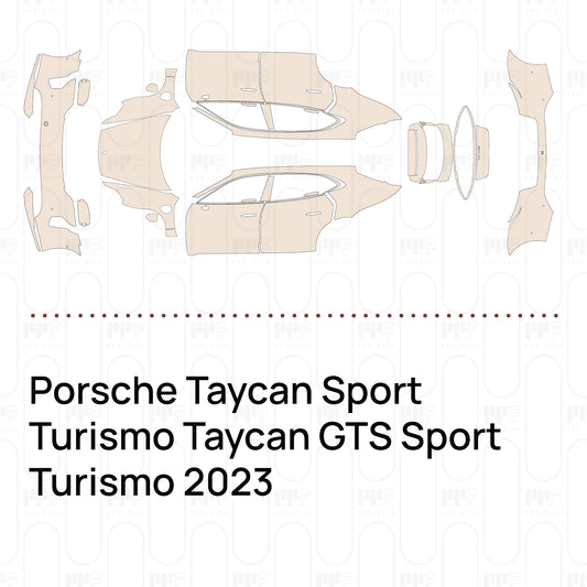 PPF prédécoupé Porsche Taycan Sport Turismo Taycan GTS Sport Turismo 2023