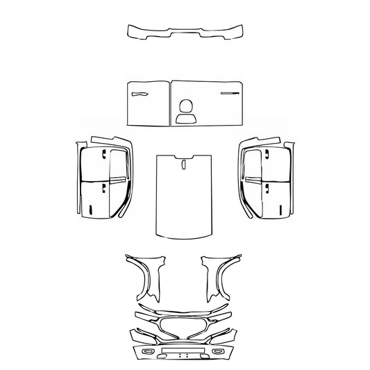 Pre-Cut PPF RAM Trucks 1500 Crew Cab Limited 2021 - PPF-Kits