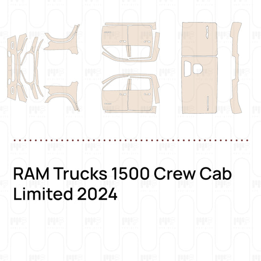 RAM Trucks 1500 Crew Cab Limited 2024 – Film de protection PPF prédécoupé
