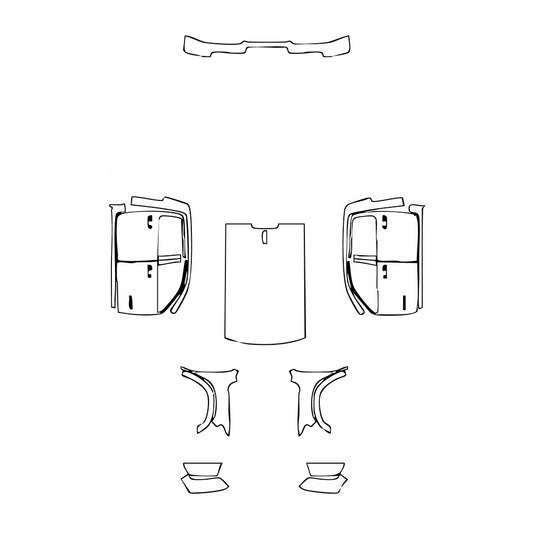Pre-Cut PPF RAM Trucks 1500 Crew Cab Rebel 2021 - PPF-Kits