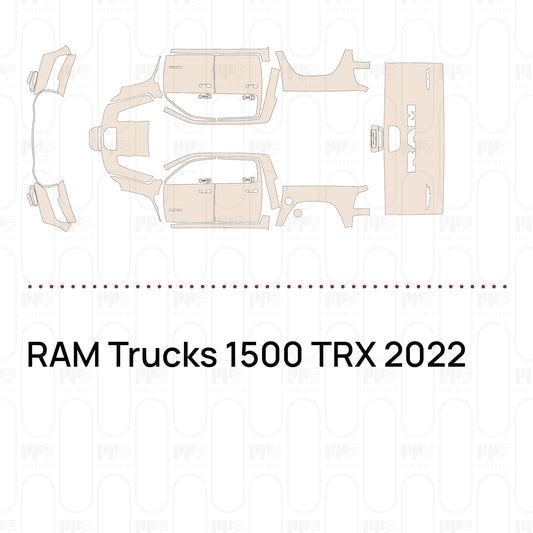 RAM Trucks 1500 TRX 2022 – Film de protection PPF prédécoupé